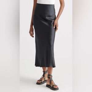 Quince 100% washable silk maxi skirt size medium